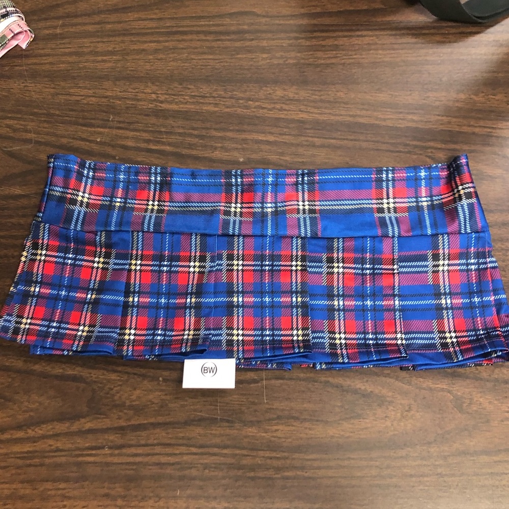 Sexy Schoolgirl plaid mini skirt